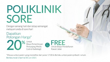 Promo Poliklinik Sore EMC Tangerang image